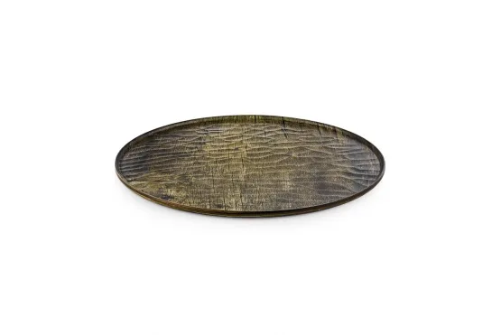 Hibrit Ahşap Serisi Pizza Tabağı - 35 cm