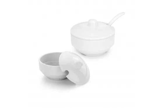 Porelin Kapaklı Kase - 8 cm