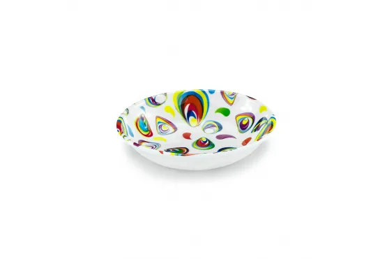 Amerikan Yemek Tabağı Desenli - 20 cm