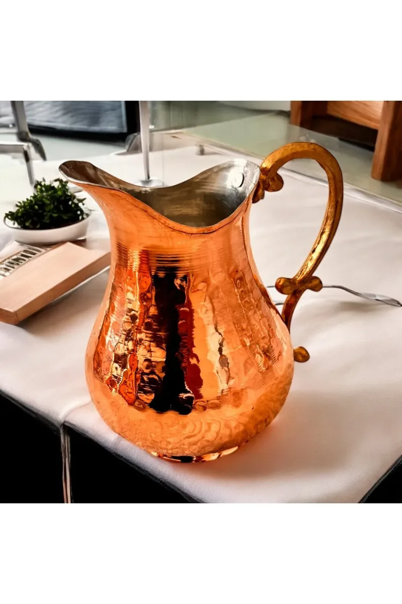 Bakır sürahi El yapımı Küçük boy 1 L