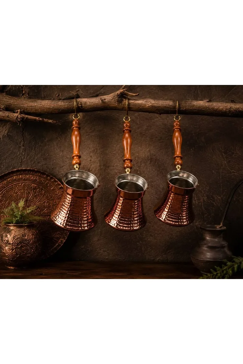 Bakır Cezve takımı