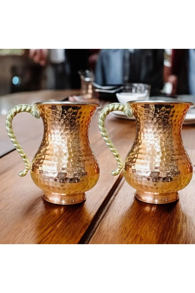 Bakır bardak 2 adet