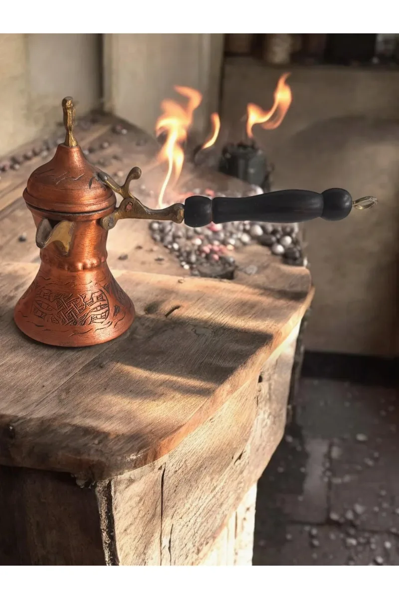 Kalın Bakır Mırra Cezve 350 ml