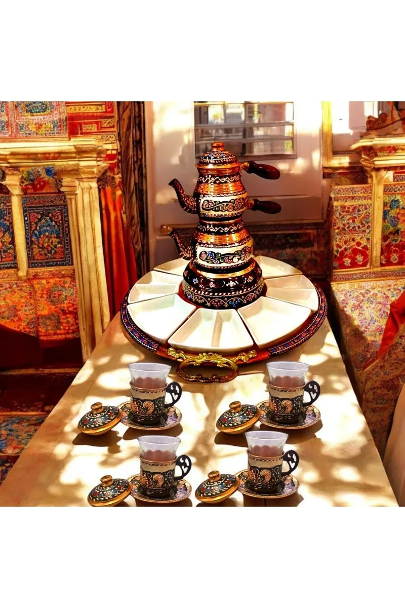 Bakır Kahvaltı Sunumu Erzincan işleme Takım